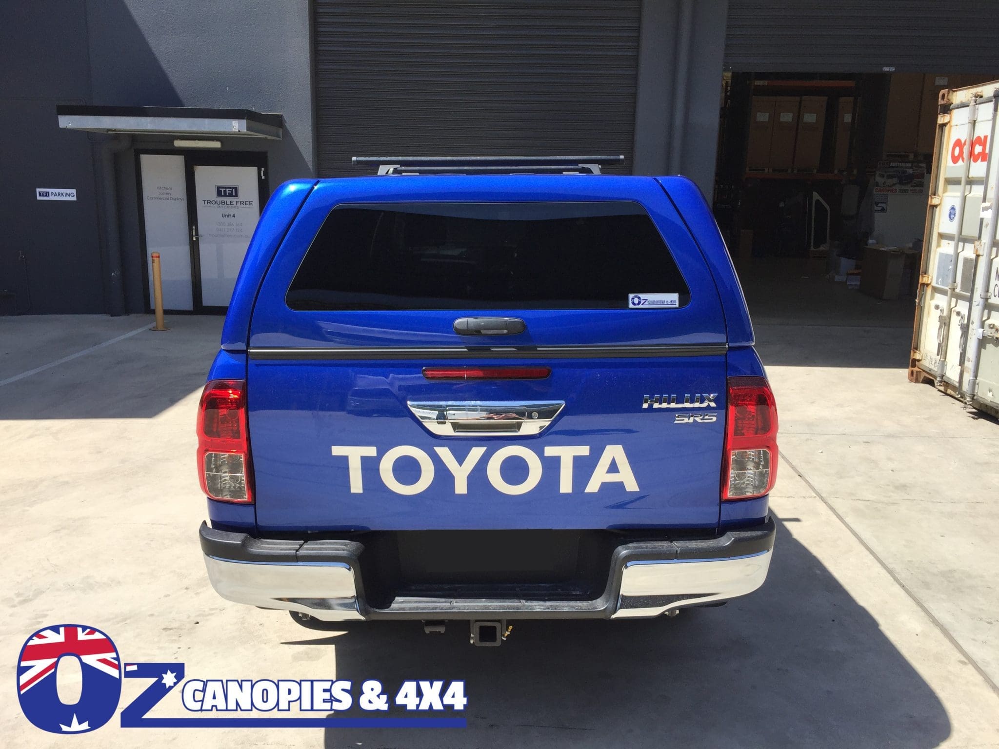 Toyota Hilux A Deck SR5 Dual Cab Canopy 2015 to 12/2025 Lift up side Doors