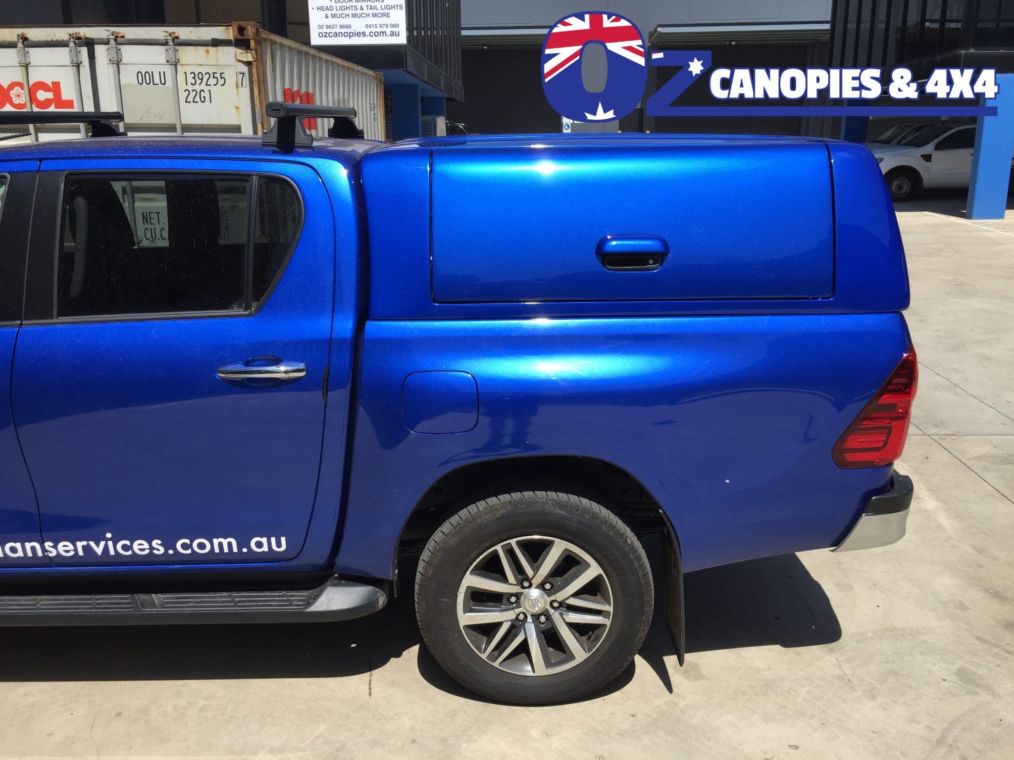 Toyota Hilux A Deck SR5 Dual Cab Canopy 2015 to 12/2025 Lift up side Doors