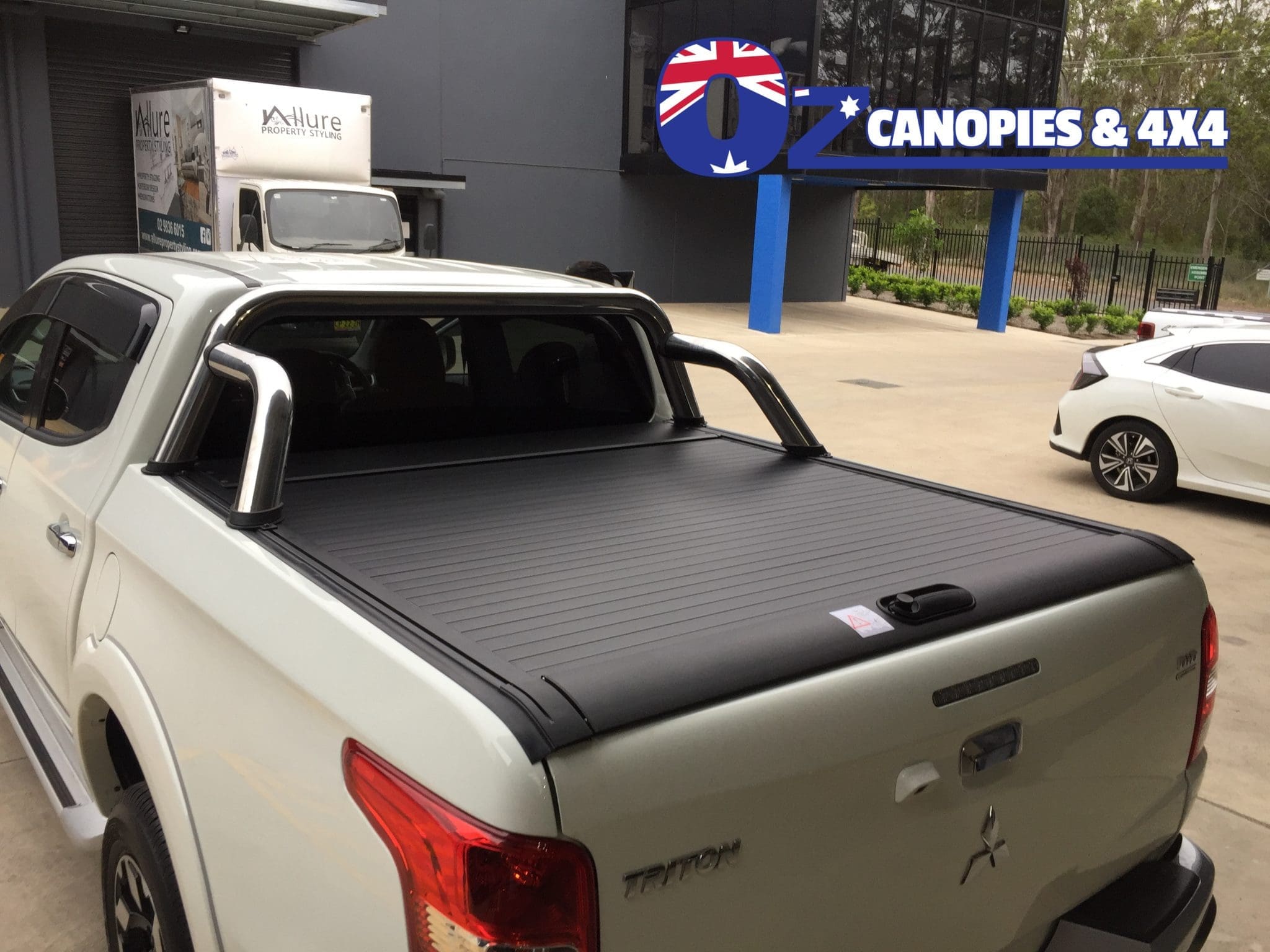 Mitsubishi Triton MQ MR Manual Roller Shutter Cover Tonneau Hard Lid 2015 to 01/2024