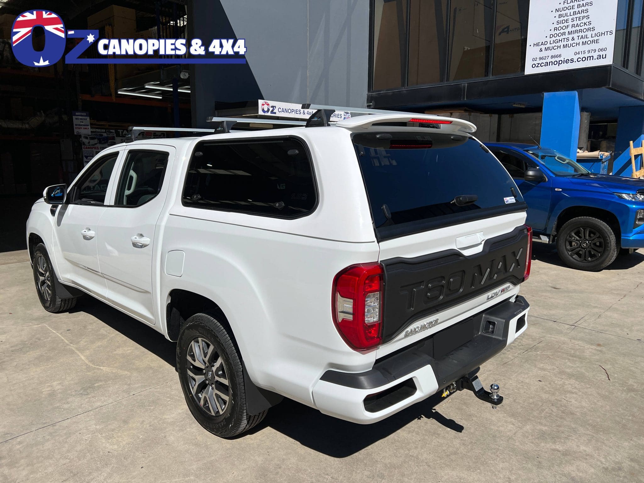 LDV T60 Dual Cab Canopy 2018 to Current Lift up or Sliding side windows Central Locking
