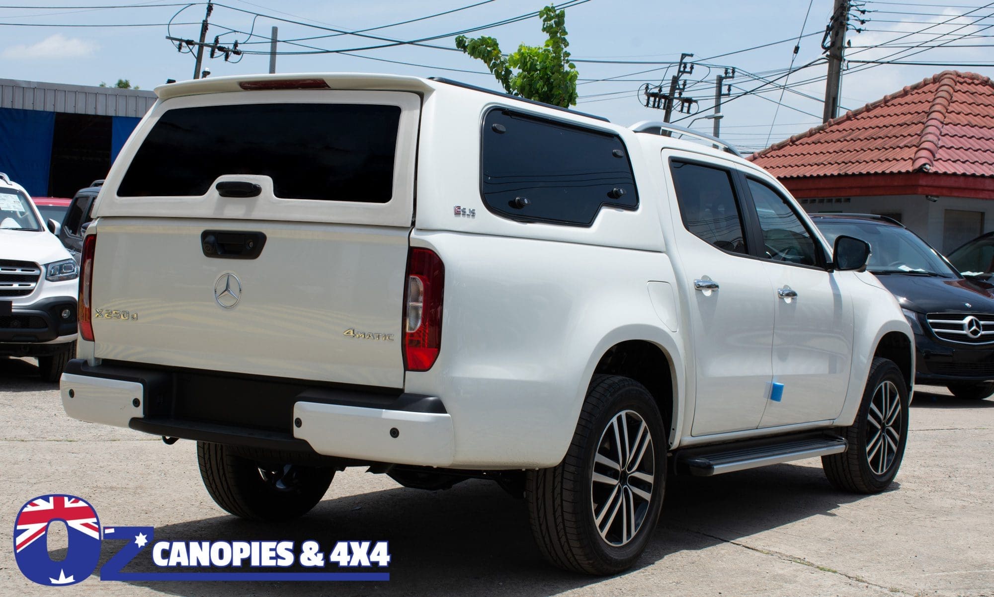 Mercedes Benz XCLASS Dual Cab Canopy 2018 to Current Lift up side windows Central Locking
