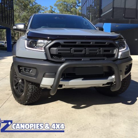Ford Ranger Raptor 2018 to 07/2022 Sensor Compatible Nudge Bar Matte Black