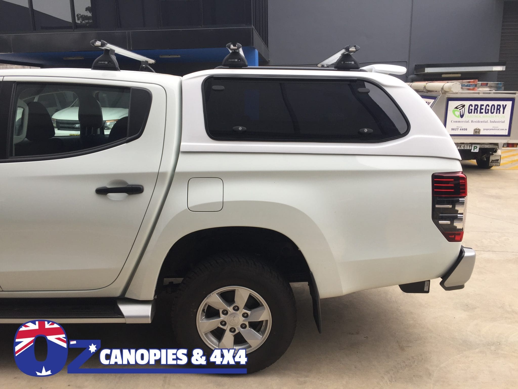 Mitsubishi Triton MQ MR Dual Cab Canopy 2015 to 01/2024 Lift Up or Sliding Side Windows Central Locking