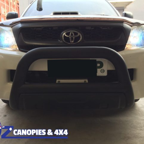 Toyota Hilux 2005 to 2015 Vigo SR SR5 Nudge Bar with Bash Plate Matte Black