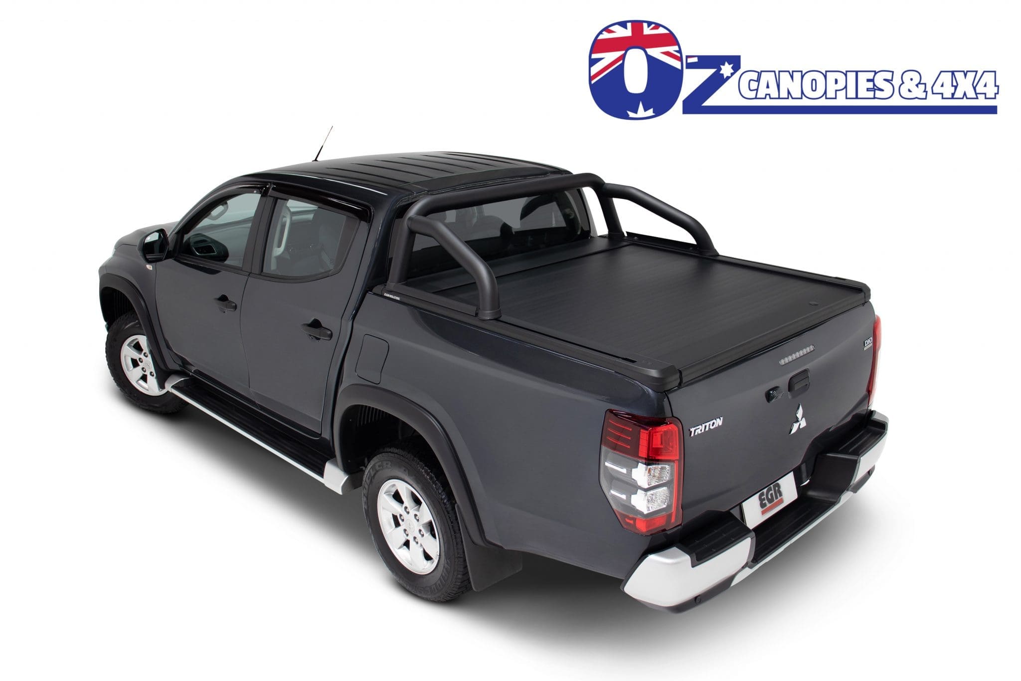 Mitsubishi Triton MQ MR 2015 to 01/2024 Electric Roller Shutter Tonneau Cover Lid EGR Rolltrac