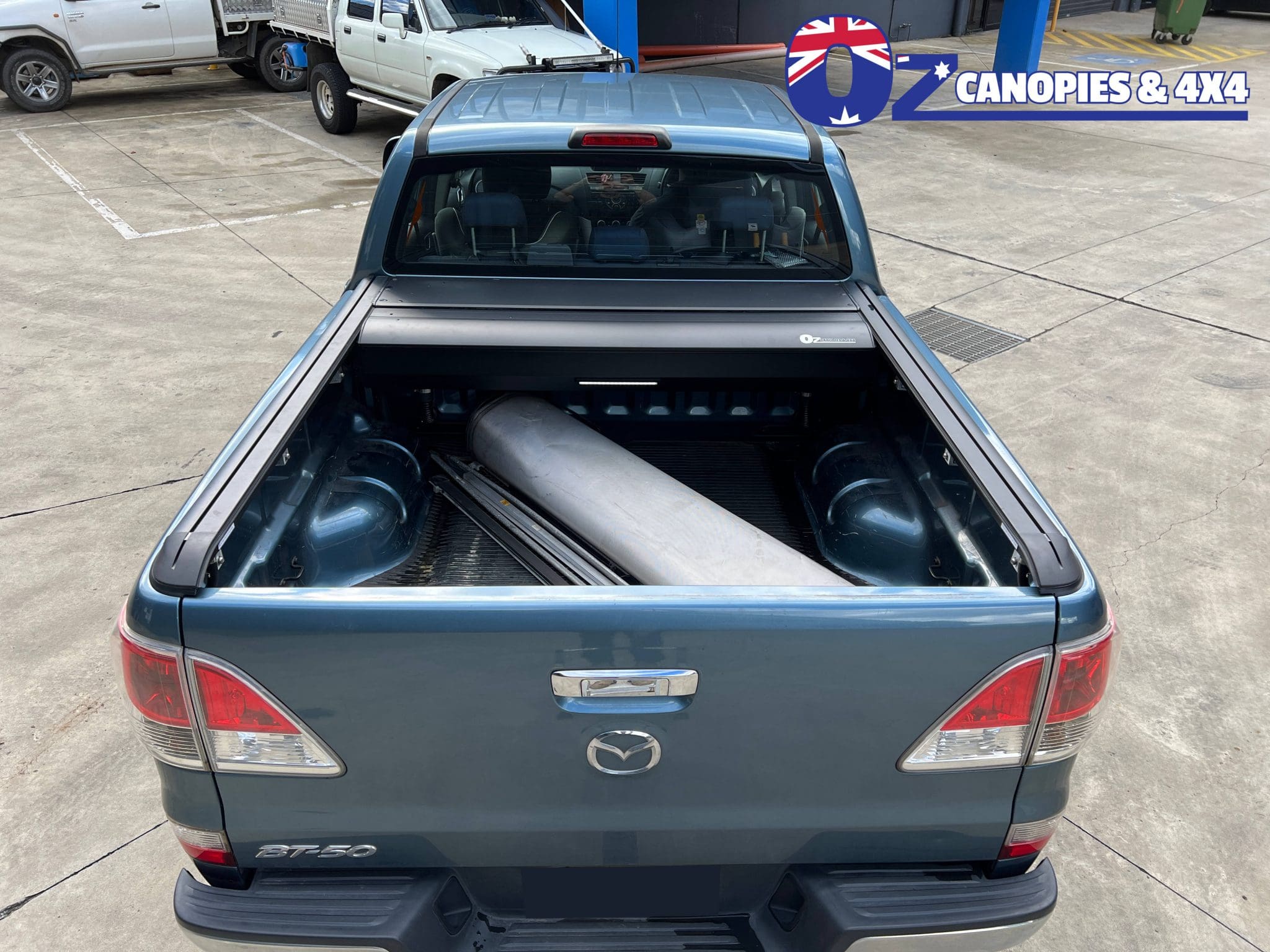 Oztrax Electric Mazda BT50 2011 to 08/2020 Roller Shutter Cover Tonneau Hard Lid