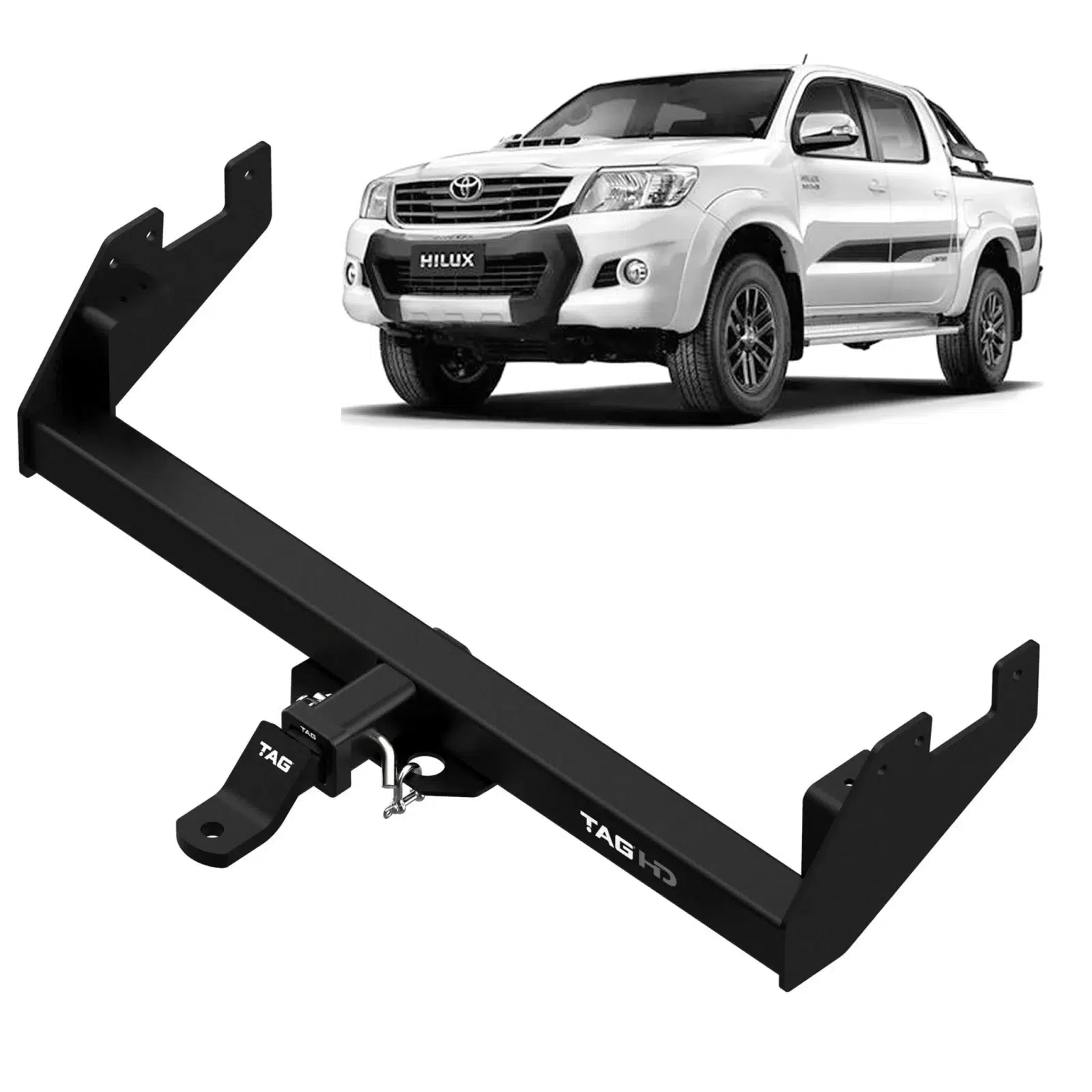 Toyota Hilux SR SR5 Towbar 10/2015 to Current Tub Body With Step
