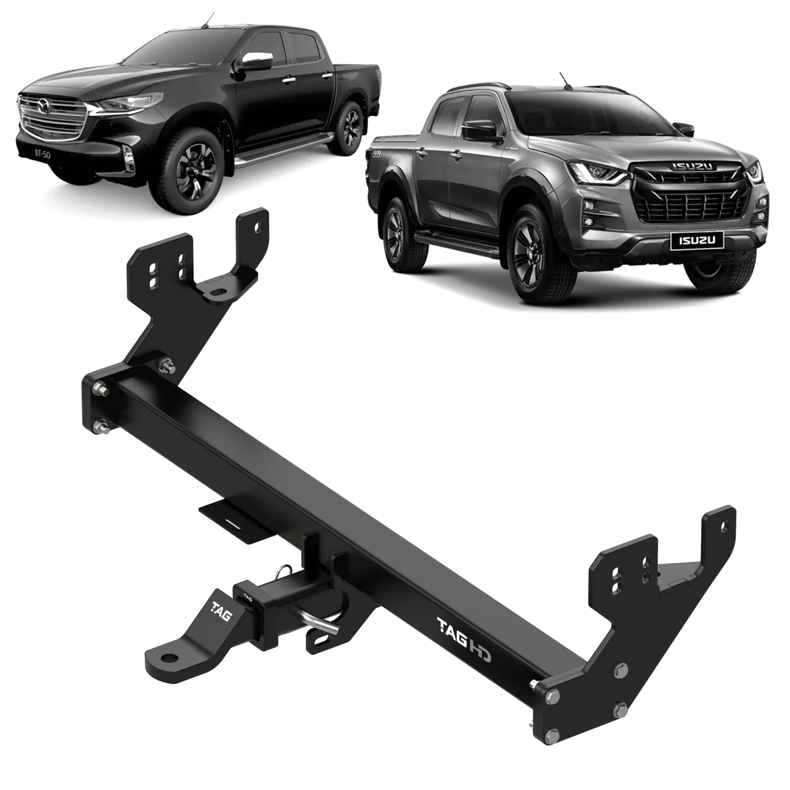 Mazda BT50 or Isuzu Dmax TAG+ Towbar 08/2020 to Current Tub Body or Tray Back