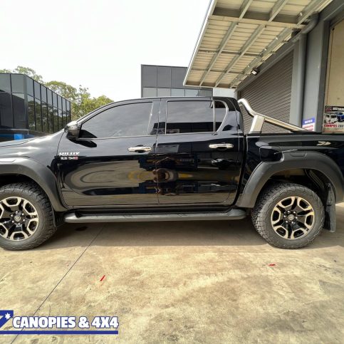 Premium Fender Flares Smooth Finish Matte Black For Toyota Hilux SR5 08/2020 to 03/2024