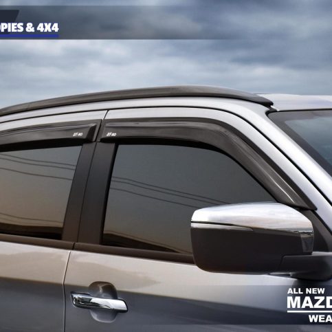 Premium Weather Shields Window Visors For Mazda BT50 08/2020 to Current