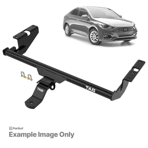 Hyundai Accent Sedan 11/2010 to 04/2019 Standard Duty TAG Towbar