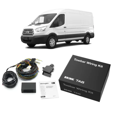 Plug N Play Ford Transit 01/2014 to 05/2016, Ford Transit 01/2014 to 05/2016 Towbar Trailer Wiring Harness Loom with ECU module