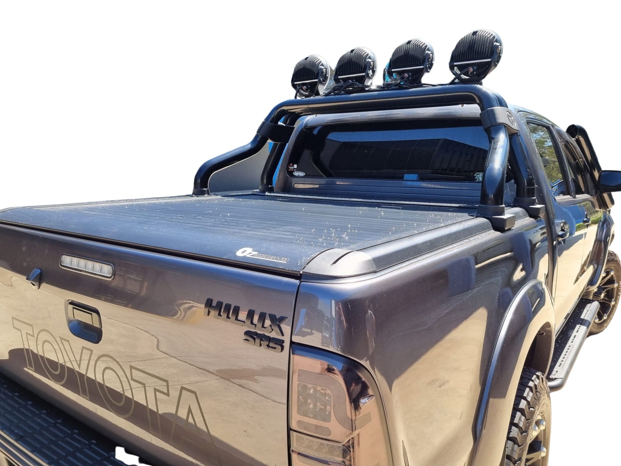 Oztrax Electric Roller Shutter Cover Tonneau Hard Lid Toyota Hilux SR & SR5 2005 to 2015