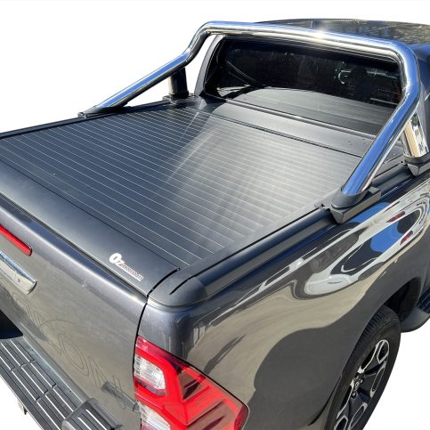 OZTRAX Electric Roller Shutter Cover Tonneau Hard Lid Toyota Hilux N80 SR5 2015 to 12/2025