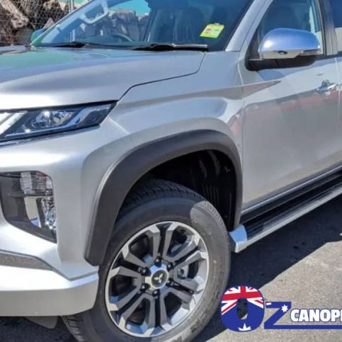 Genuine EGR Fender Flares Smooth Matte Black Mitsubishi Triton MR 2019 to 01/2024