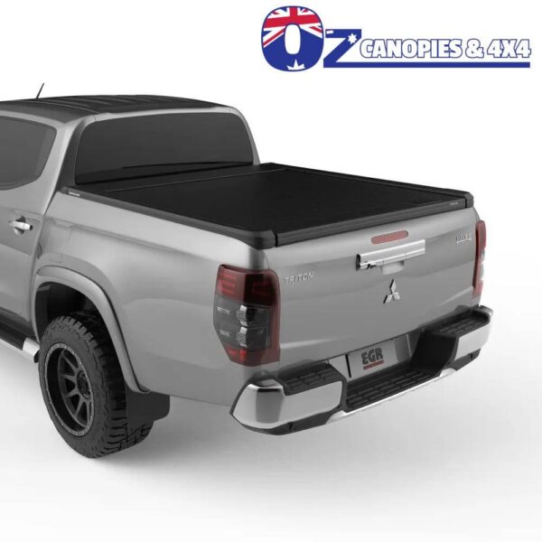 Mitsubishi Triton MQ MR 2015 to 01/2024 EGR Manual Rolltrac Roller Shutter Tonneau Cover Lid