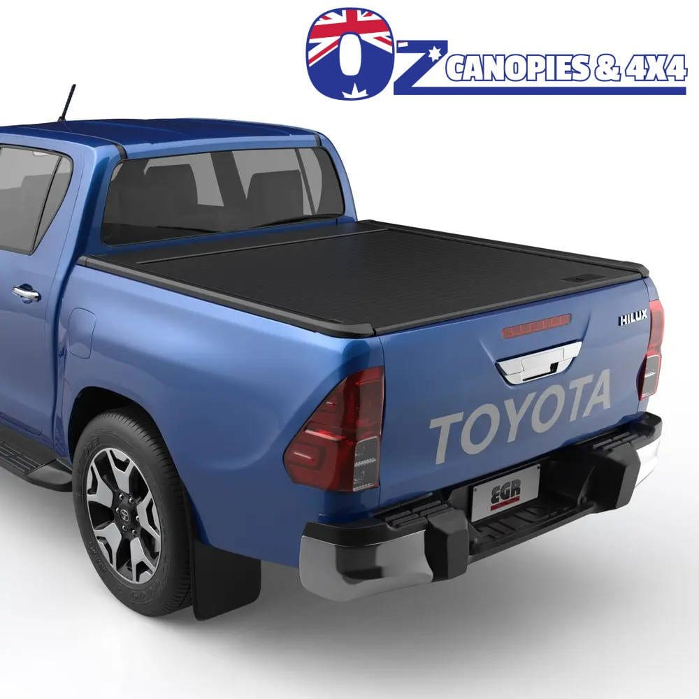 Toyota Hilux SR5 2015 to Current EGR Manual Rolltrac Roller Shutter Tonneau Cover Lid