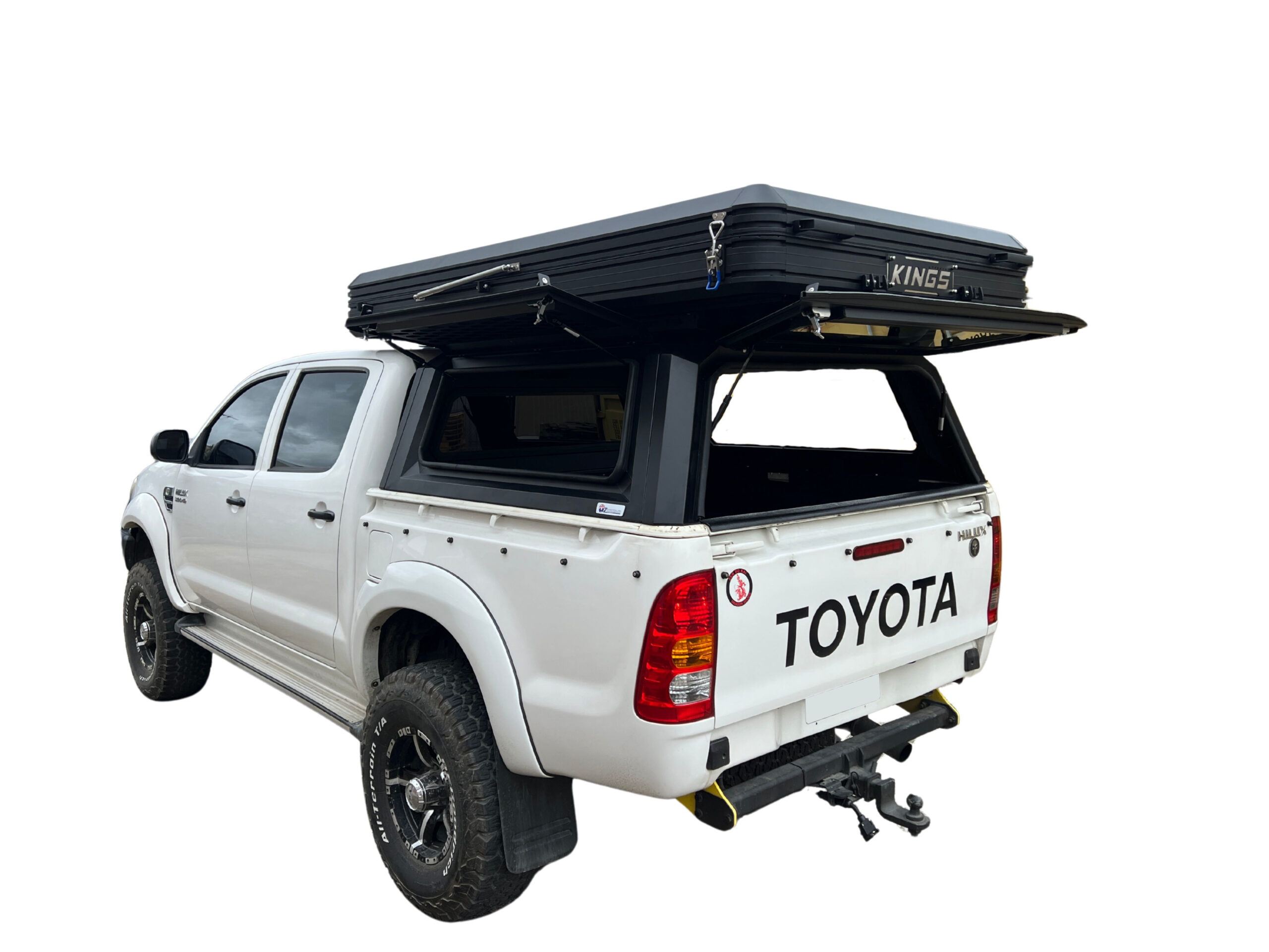 Toyota Hilux 2005 to 2015 N70 (Vigo) SR & SR5 Heavy Duty Steel Black Canopy