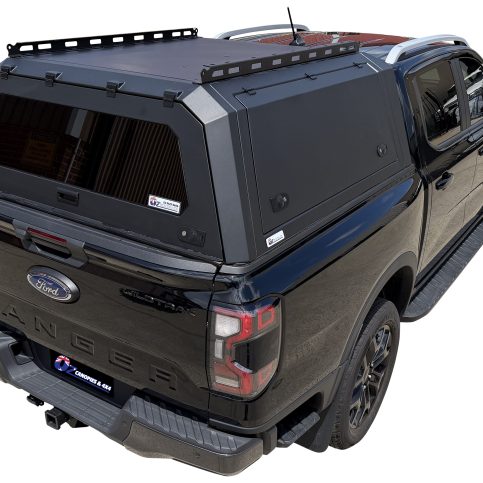Ford Ranger RA Next Gen & Raptor 08/2022 to Current Heavy Duty Steel Black Canopy