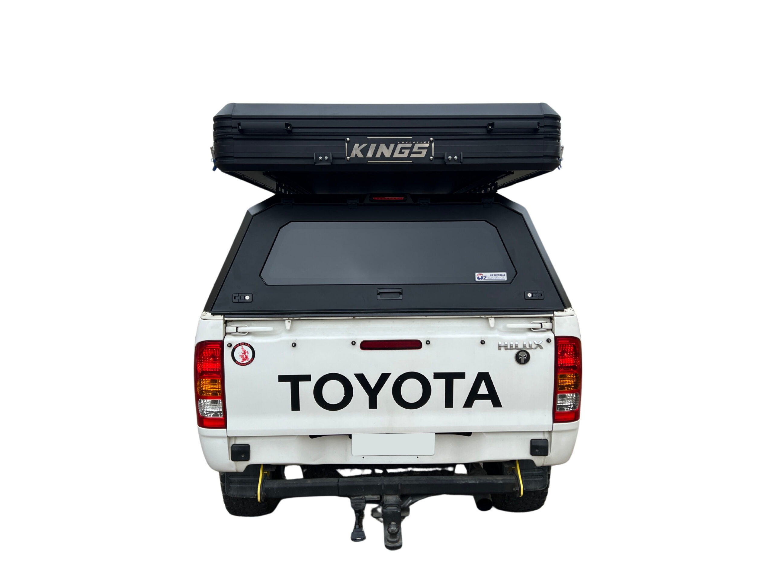 Toyota Hilux 2005 to 2015 N70 (Vigo) SR & SR5 Heavy Duty Steel Black Canopy