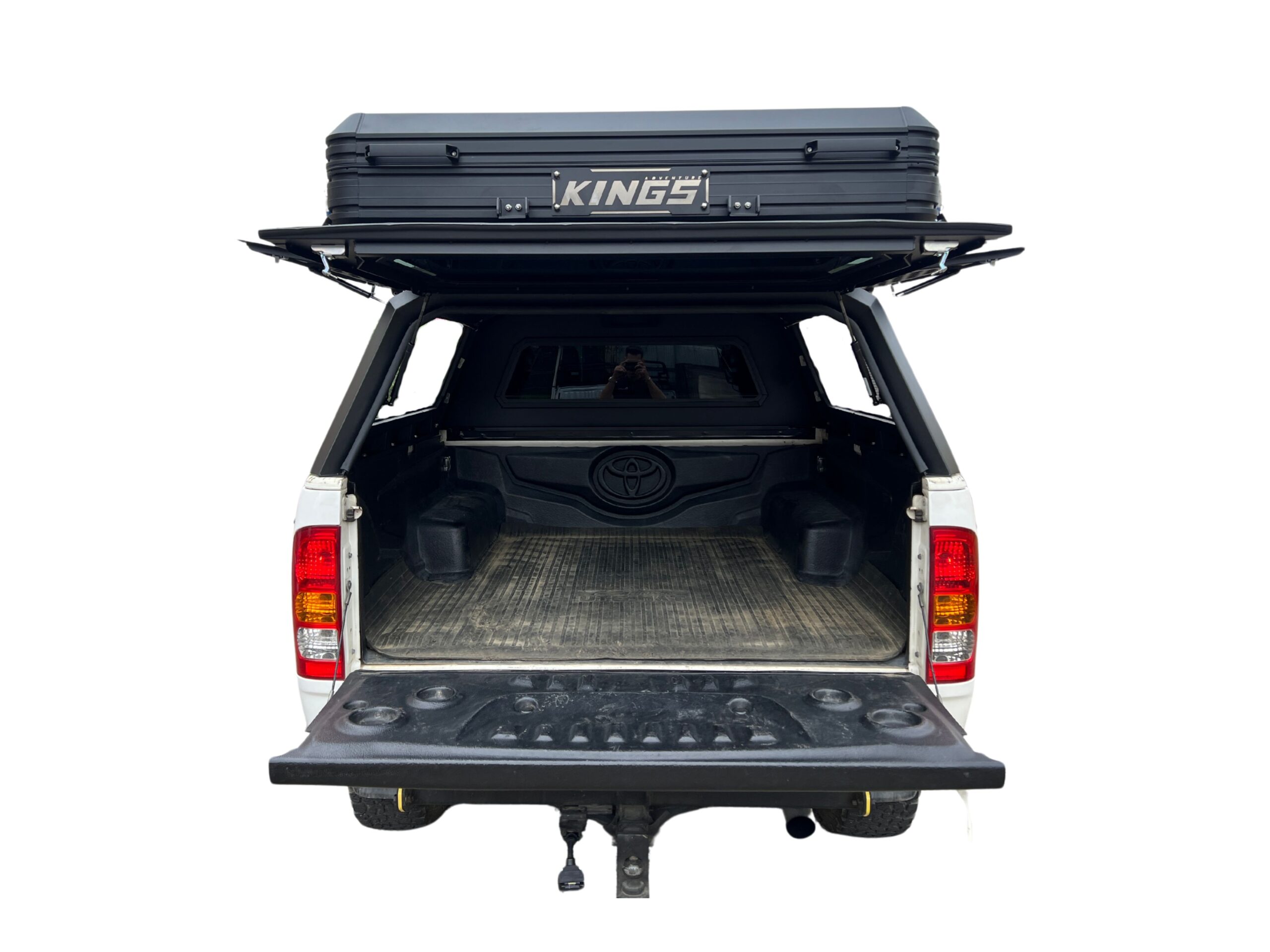Toyota Hilux 2005 to 2015 N70 (Vigo) SR & SR5 Heavy Duty Steel Black Canopy