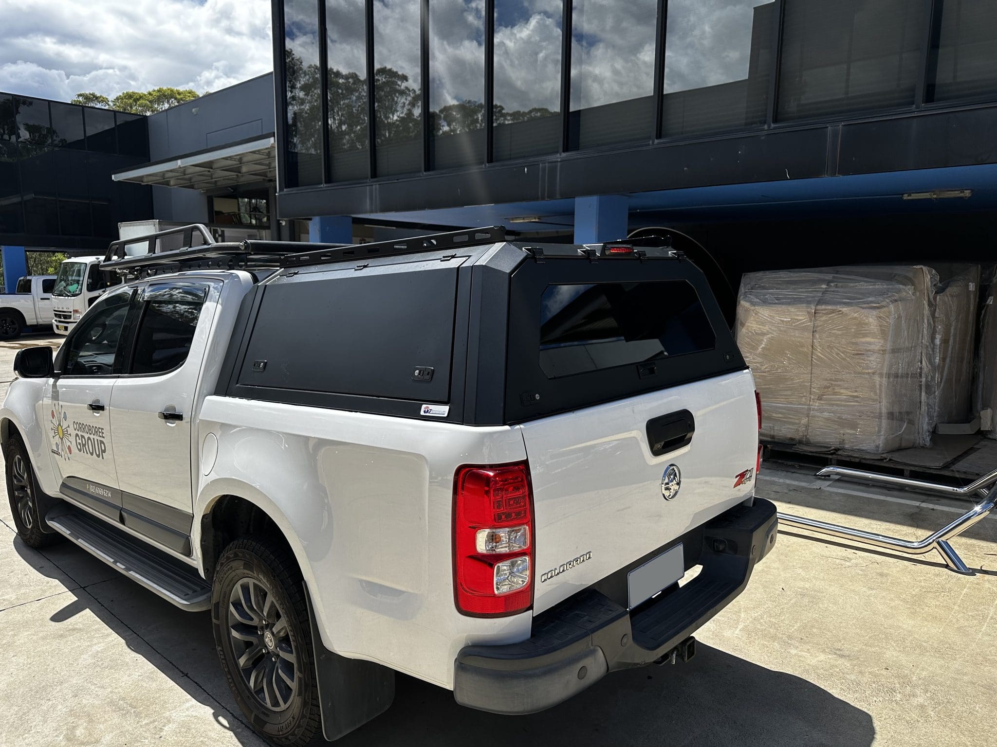 Holden Colorado RG 2012 to 08/2020 Heavy Duty Steel Black Canopy