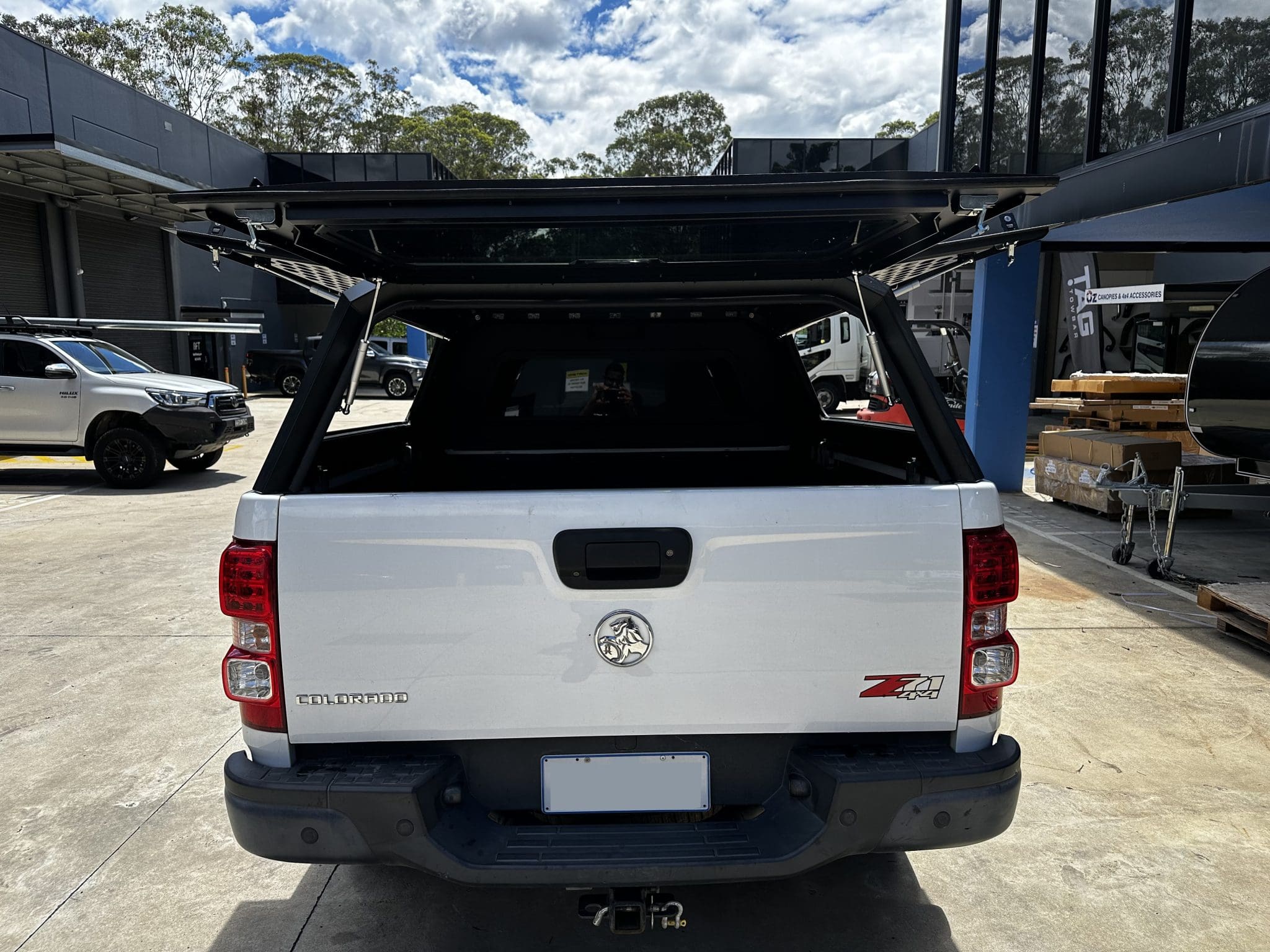 Holden Colorado RG 2012 to 08/2020 Heavy Duty Steel Black Canopy