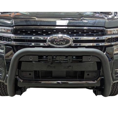 Sensor Compatible RA Next Gen Ranger Nudge Bar Matte Black Nudge Bar 2022 to Current