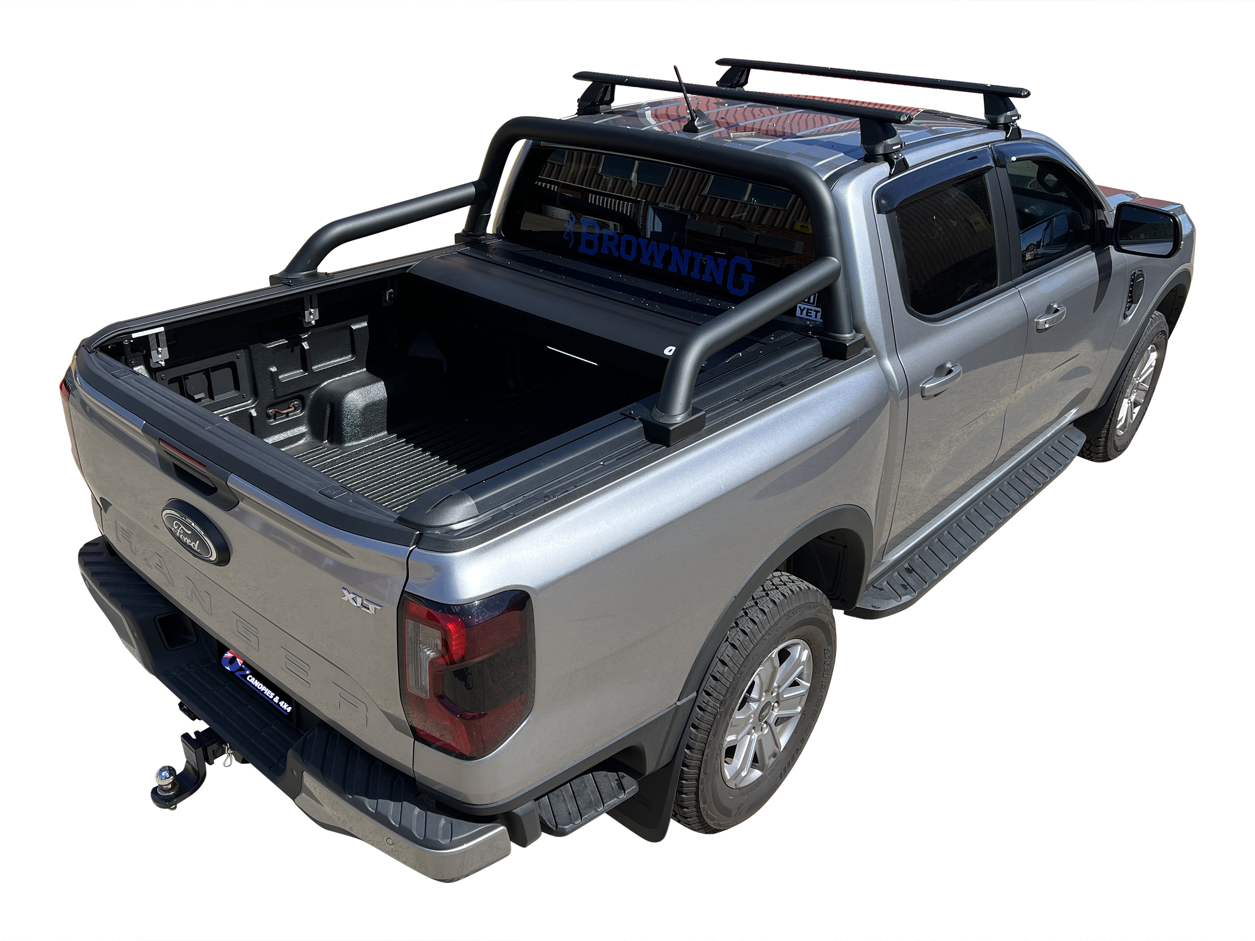 Oztrax Electric Ford Ranger RA Next Gen 08/2022 to Current Roller Shutter Cover Tonneau Hard Lid