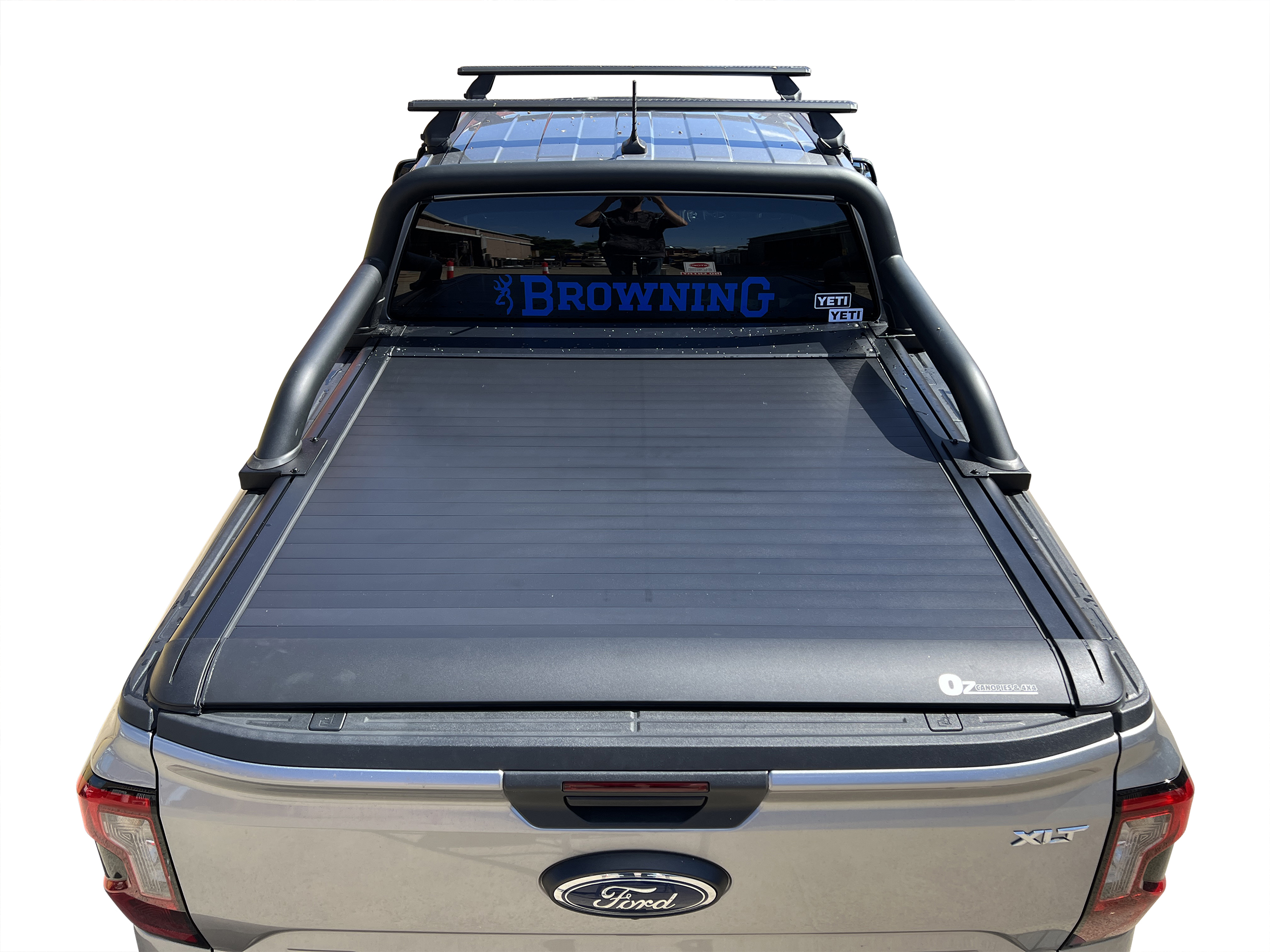 Oztrax Electric Ford Ranger RA Next Gen 08/2022 to Current Roller Shutter Cover Tonneau Hard Lid