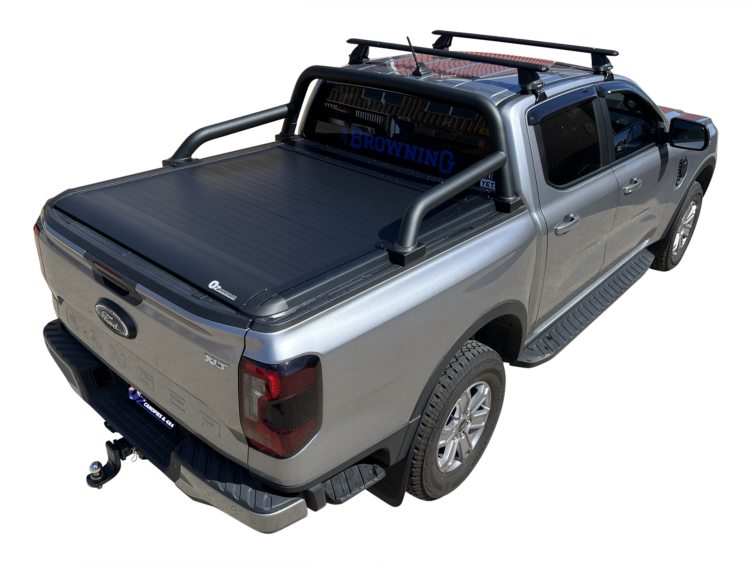 Oztrax Electric Ford Ranger RA Next Gen 08/2022 to Current Roller Shutter Cover Tonneau Hard Lid