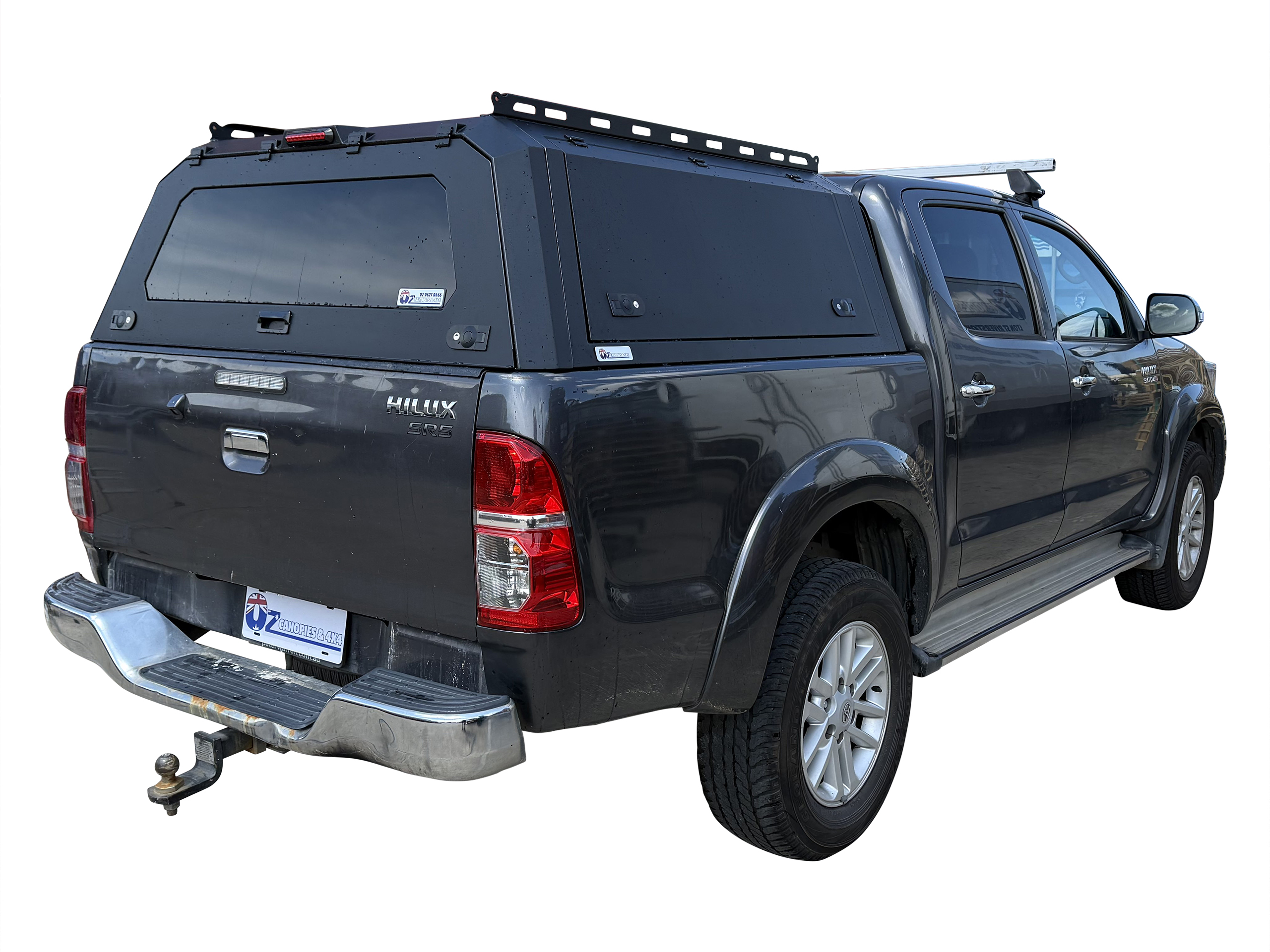 Toyota Hilux 2005 to 2015 N70 (Vigo) SR & SR5 Heavy Duty Steel Black Canopy