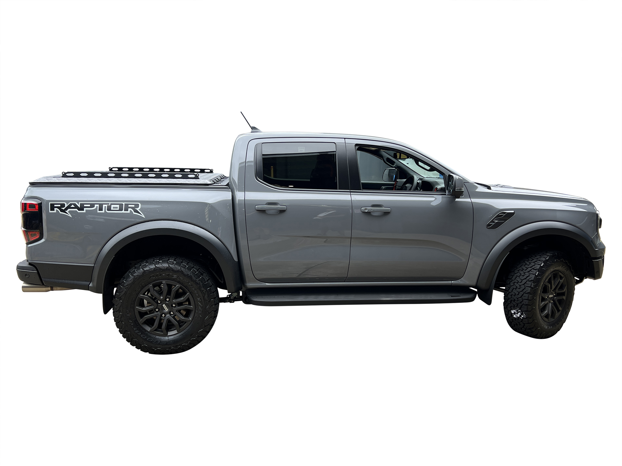 Ford Ranger RA Raptor Next Gen 2022 to Current Oz Canopies & 4X4 Aluminium Hard Lid Black