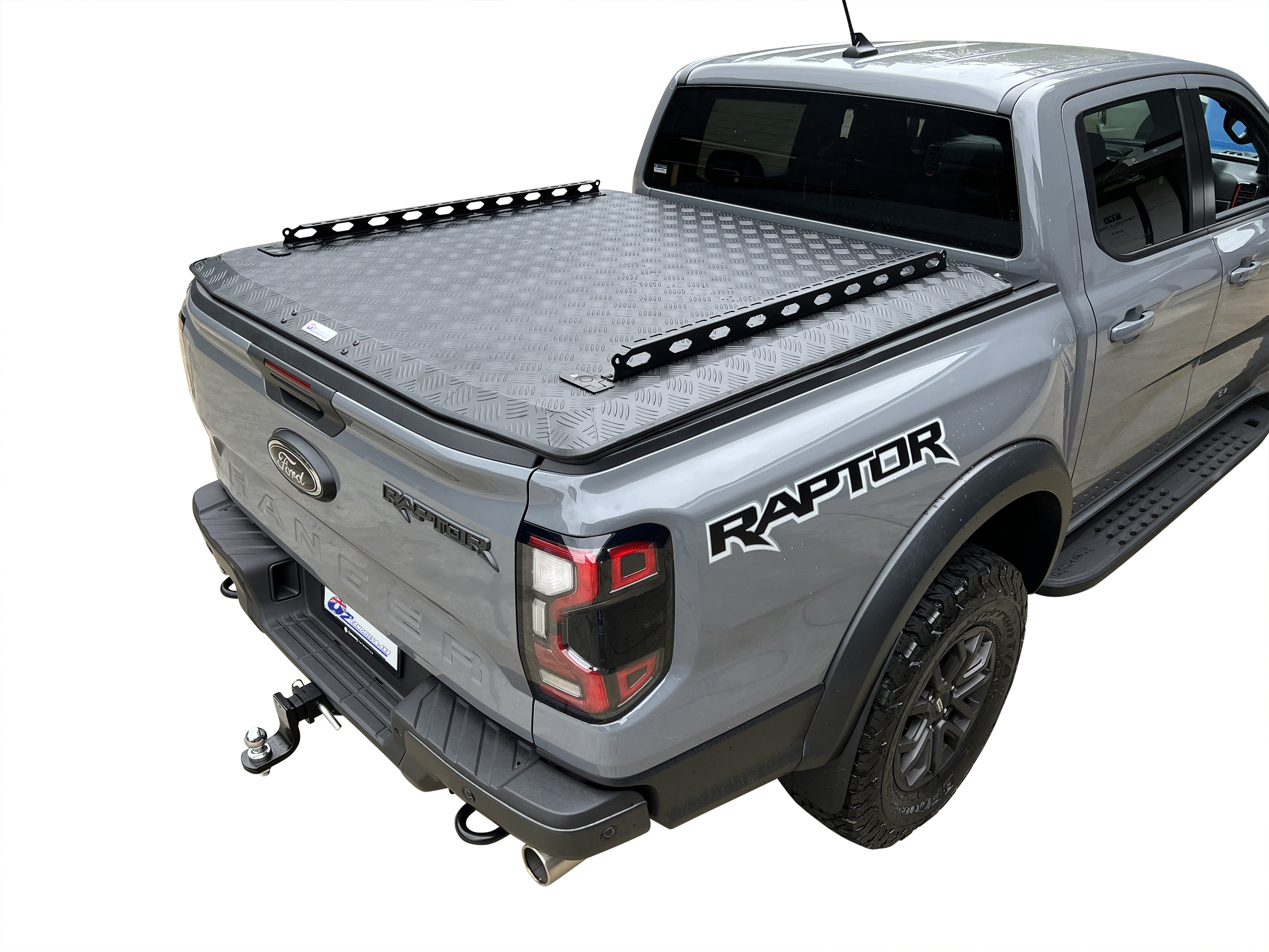 Ford Ranger RA Raptor Next Gen 2022 to Current Oz Canopies & 4X4 Aluminium Hard Lid Black