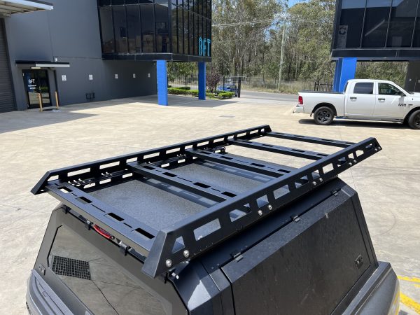 Steel Canopy Extended Tradesmans Rack Roof Platform - Oz Canopies & 4X4