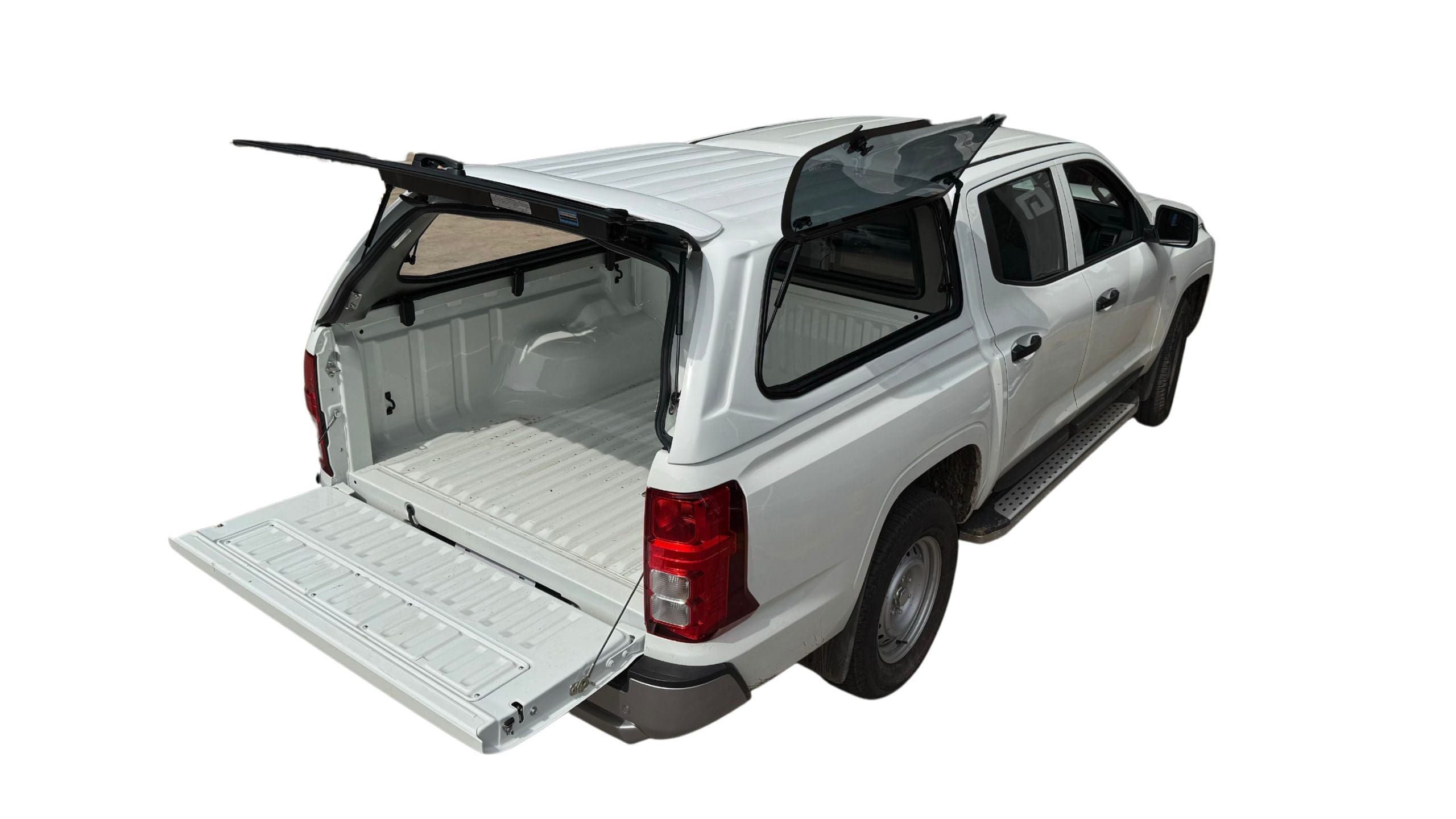 Mitsubishi Triton MV Dual Cab Canopy 02/2024 to Current Lift Up or Sliding Side Windows Central Locking