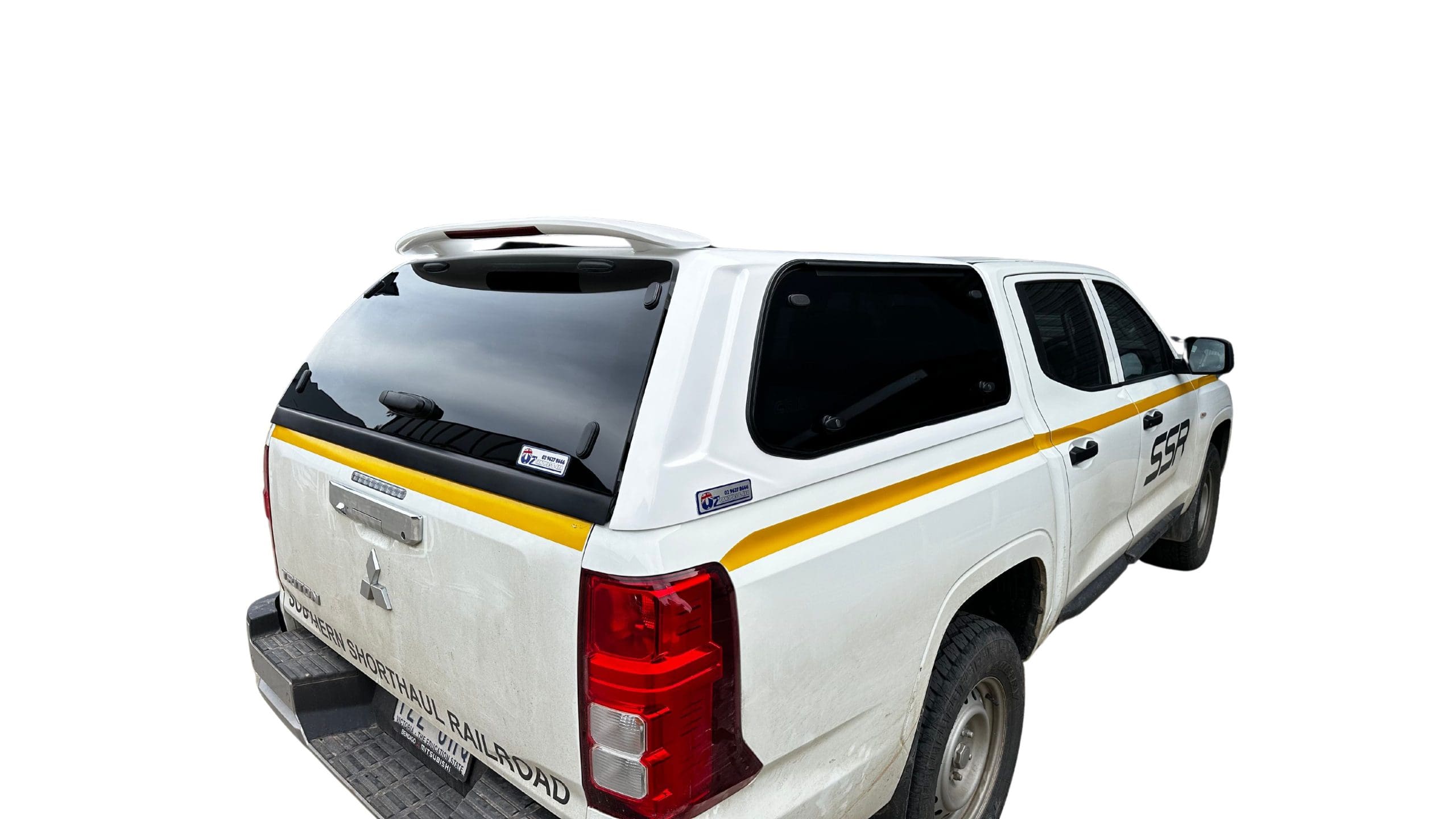 Mitsubishi Triton MV Dual Cab Canopy 02/2024 to Current Lift Up or Sliding Side Windows Central Locking