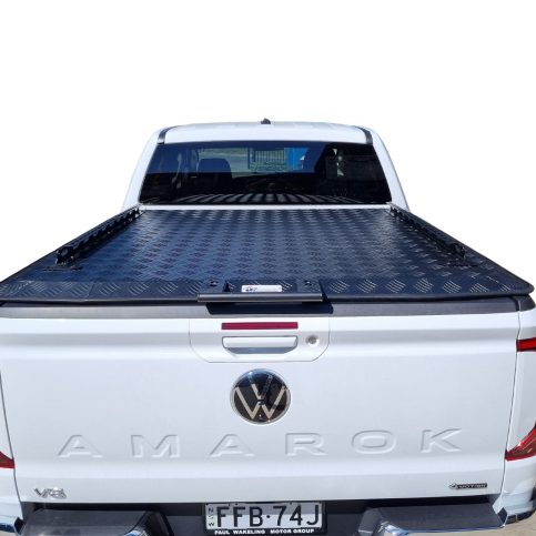 Volkswagen NF Amarok 2023 to Current Oz Canopies & 4X4 Aluminium Hard Lid Black