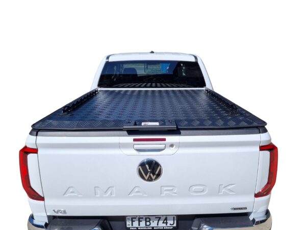 Volkswagen NF Amarok 2023 to Current Oz Canopies & 4X4 Aluminium Hard Lid Black
