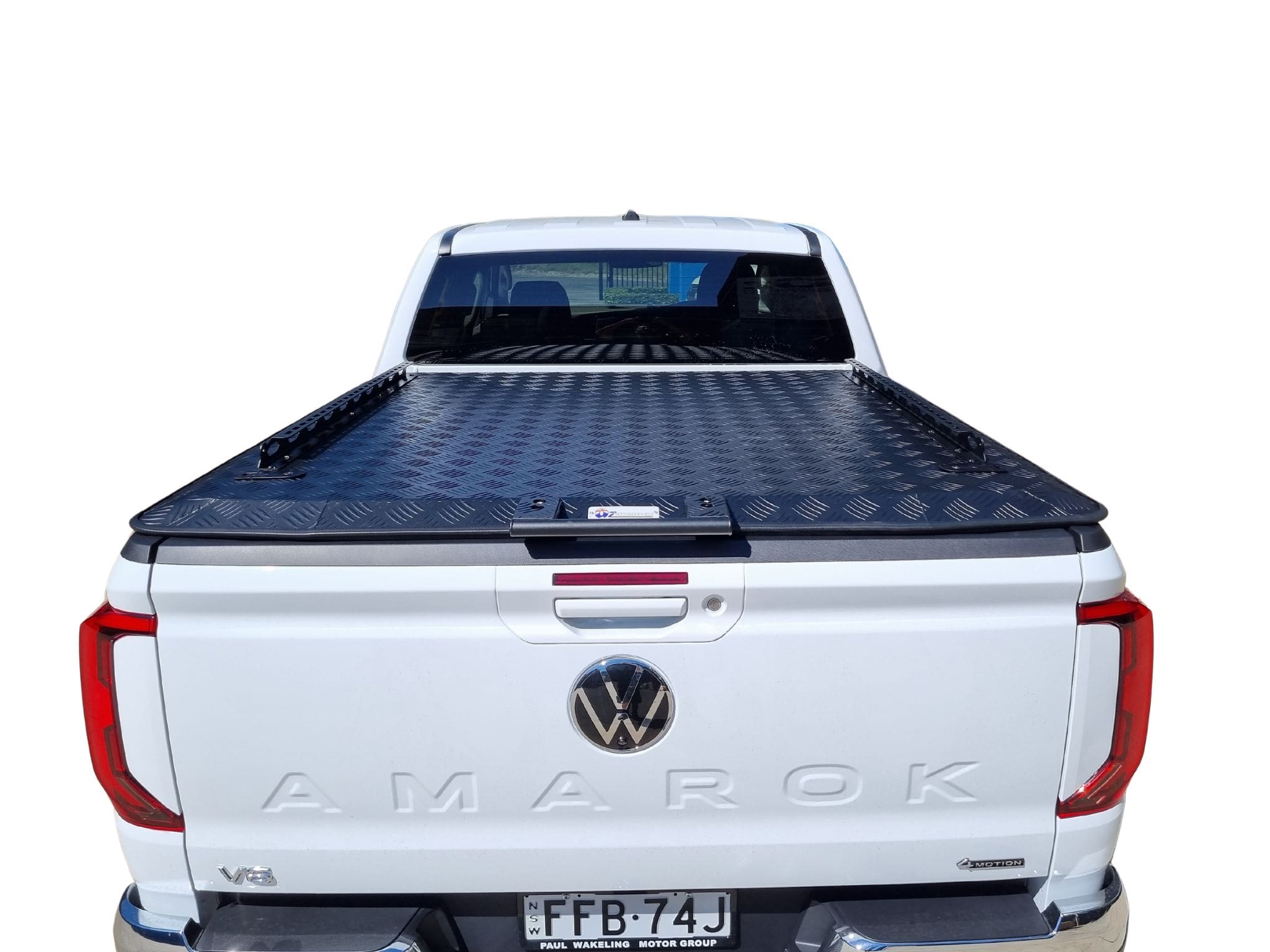 Volkswagen NF Amarok 2023 to Current Oz Canopies & 4X4 Aluminium Hard Lid Black