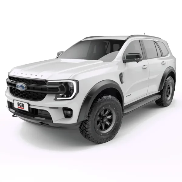 Genuine EGR Fender Flares Smooth Matte Black Ford Everest 2022 to Current