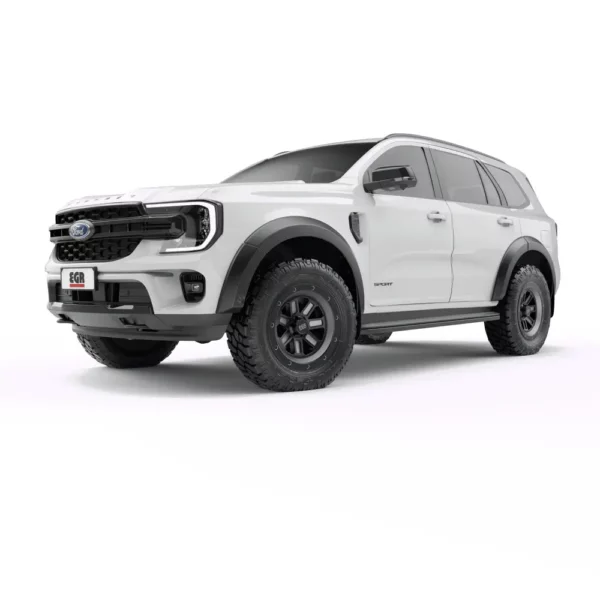 Genuine EGR Fender Flares Smooth Matte Black Ford Everest 2022 to Current - Image 4