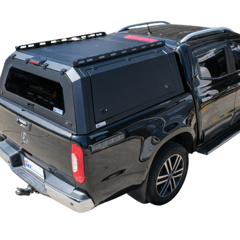 Mercedes X-Class 2017 to Current Heavy Duty Steel Black Canopy