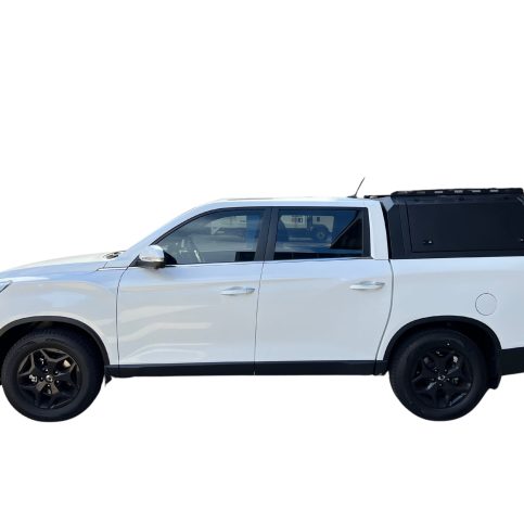 Ssangyong KGM Musso Short tub 2018 to Current Heavy Duty Steel Black Canopy