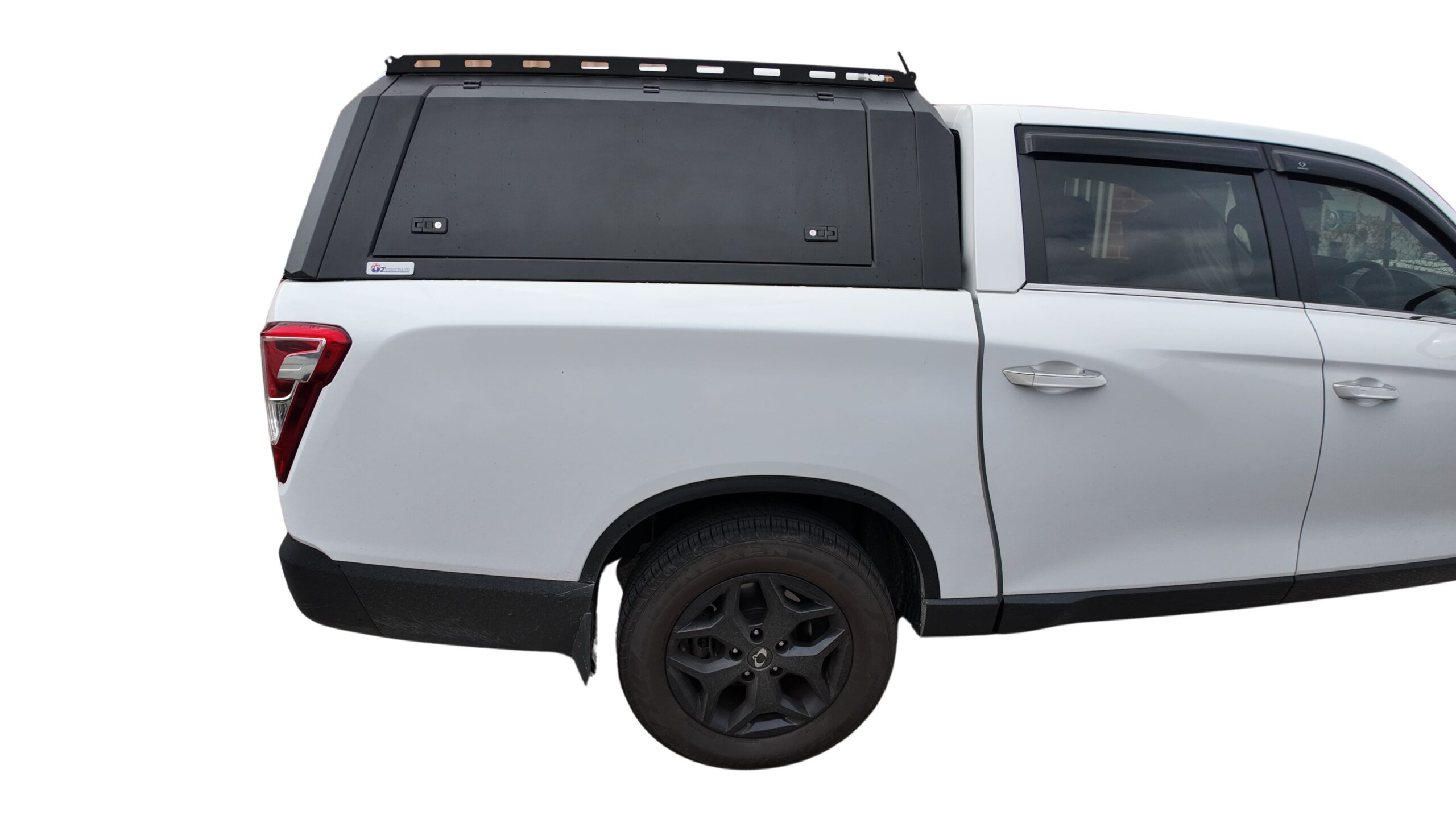 Ssangyong KGM Musso XLV Long tub 2019 to Current Heavy Duty Aluminium Black Canopy