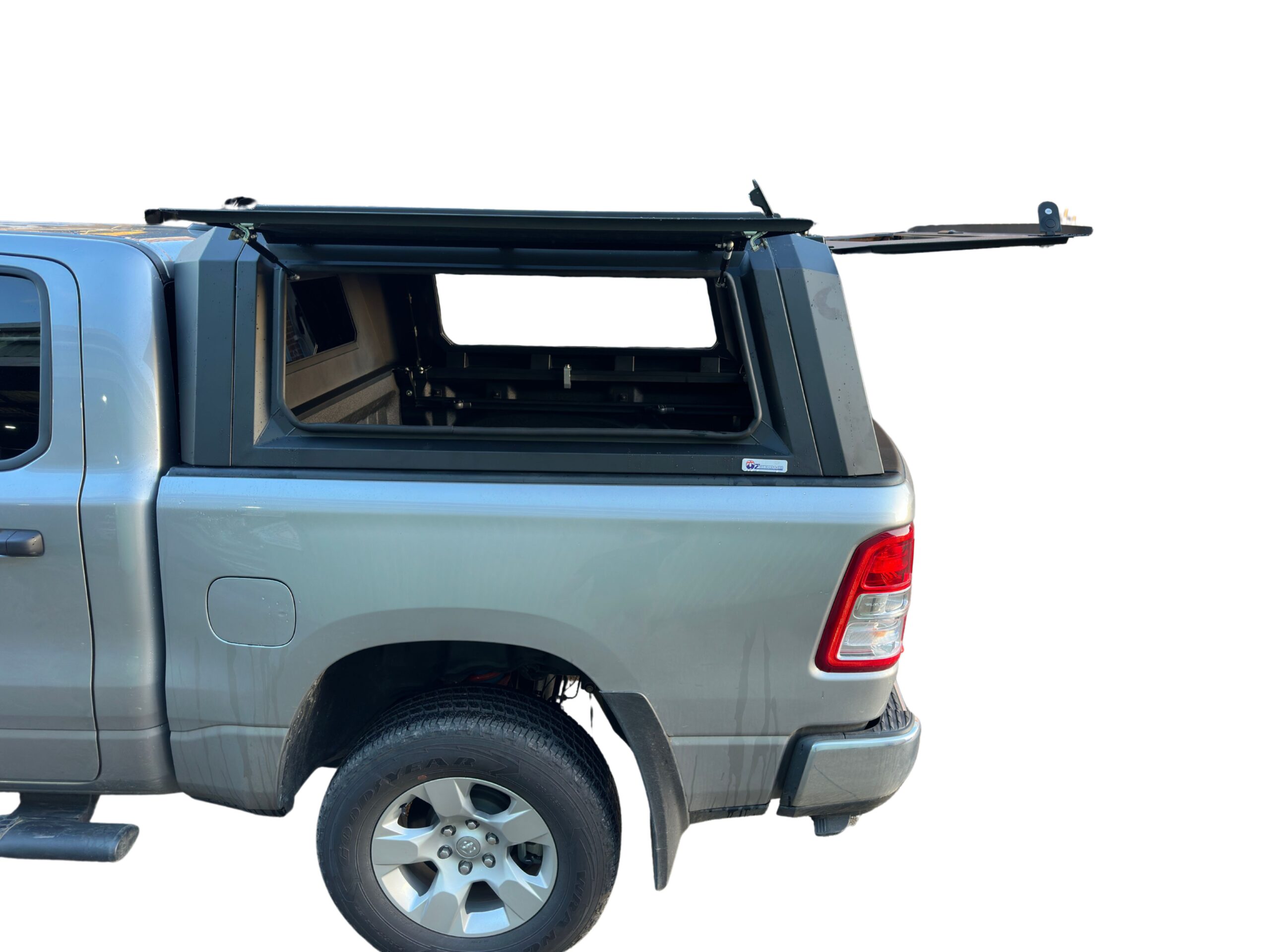 DODGE RAM 1500 2011 – CURRENT (5’7 Tub) Heavy Duty Aluminium Black Canopy