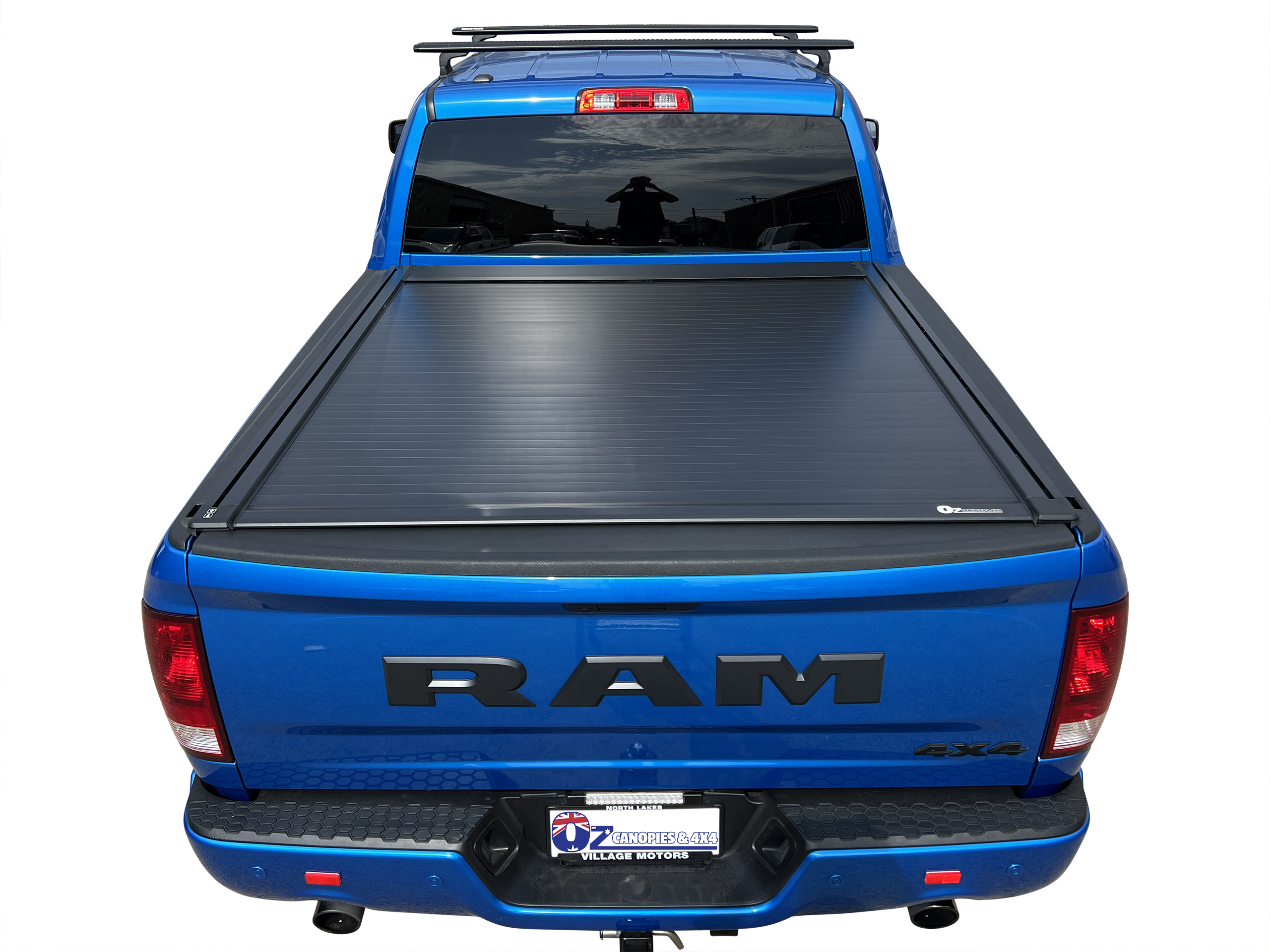 OZTRAX Electric Dodge RAM 1500 5.7FT DS/DT Roller Shutter Cover Tonneau Hard Lid 2018 to Current