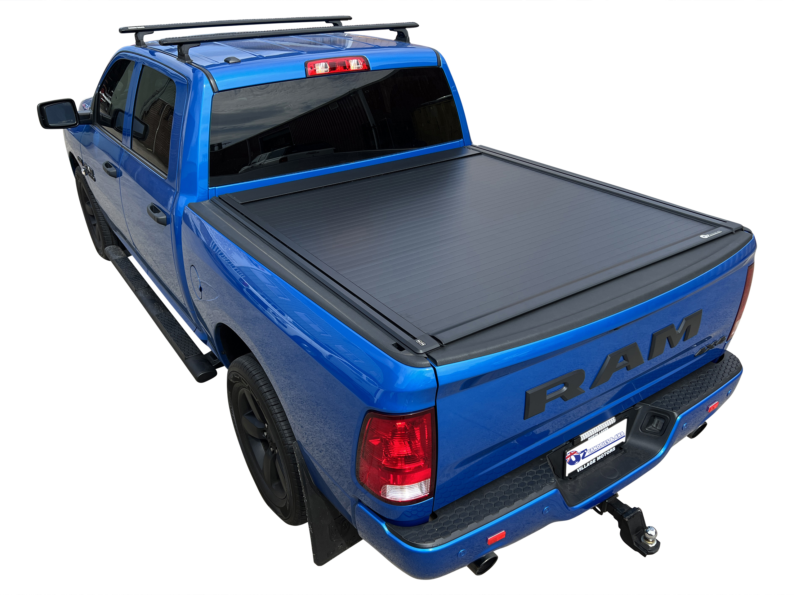 OZTRAX Electric Dodge RAM 1500 5.7FT DS/DT Roller Shutter Cover Tonneau Hard Lid 2018 to Current