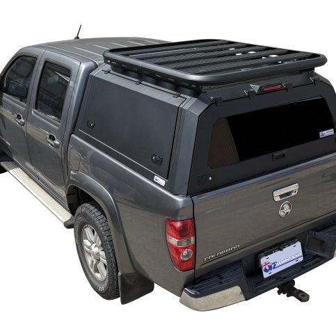 ISUZU D-MAX 2008 to 2012 & RA7/RC HOLDEN RODEO/COLORADO 2007 to 2012 Heavy Duty Steel Black Canopy
