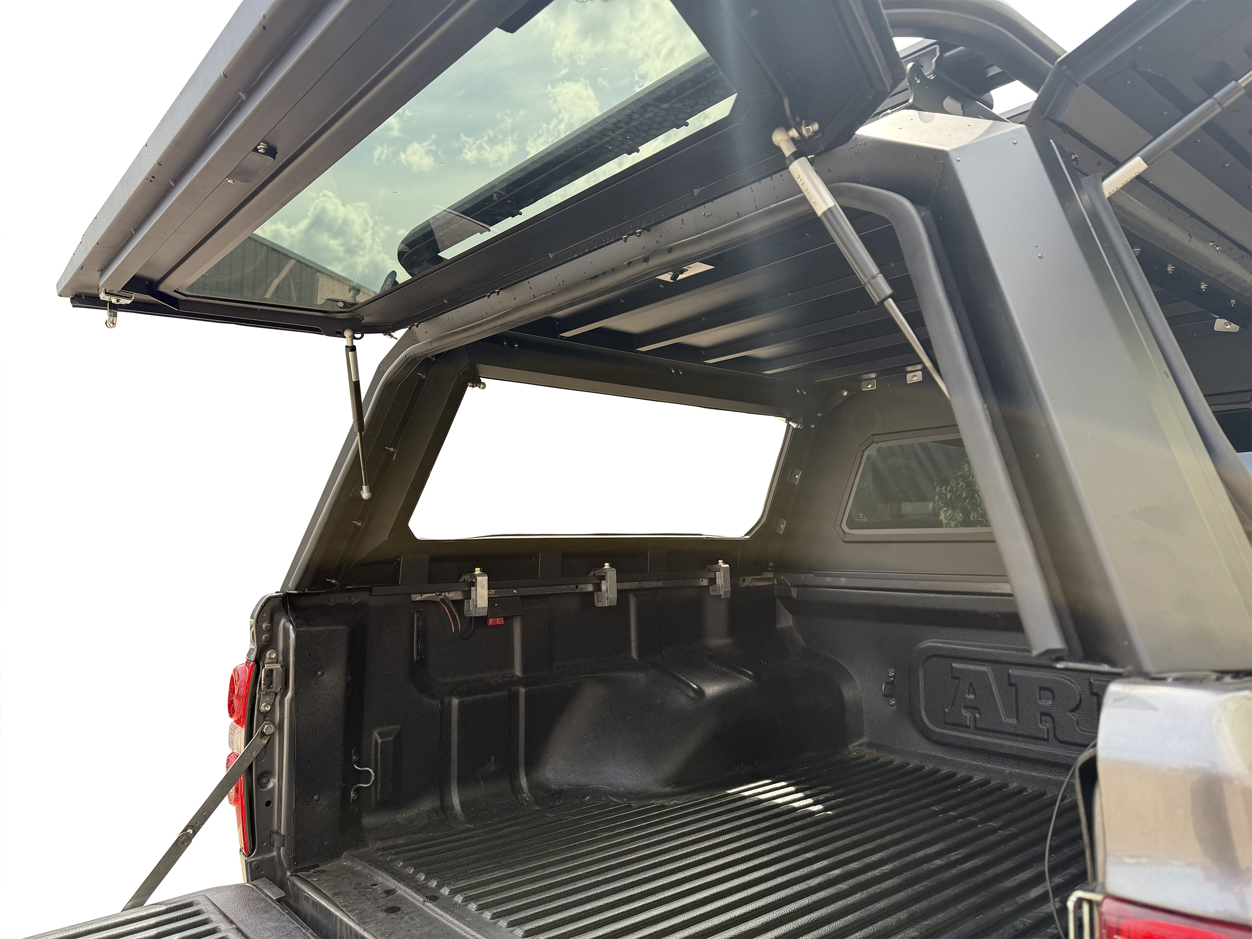 ISUZU D-MAX 2008 to 2012 & RA7/RC HOLDEN RODEO/COLORADO 2007 to 2012 Heavy Duty Steel Black Canopy